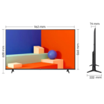 Hisense LED TV 43" 43a62ns - Image 2