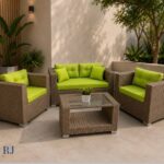 Outdoor Resin Set 4 Seats