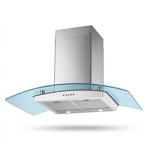 WhatsApp Image 2026-09-27 at 4.29.15 PM Proff Curved Glass Chimney Hood 90cm LD22ECO90 - Image 1