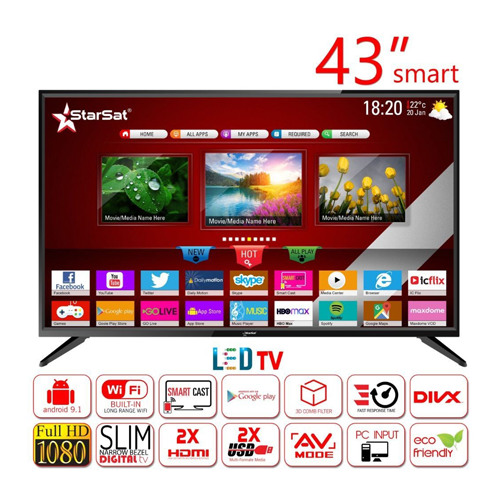 Starsat Smart FHD LED TV 43" SV43W6