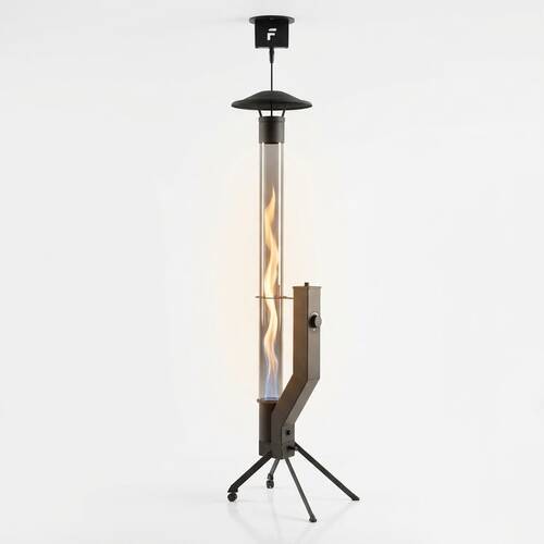 Flame Tube Pellet Heater