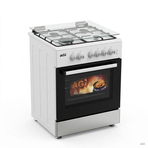 AGI Freestanding Gas Cooker 60cm T6402B3W